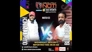 Live | Absolutely Not Cricket Tournament | Match 3 | Aviation Fighters Vs Anabia Estate | CrickSlab
