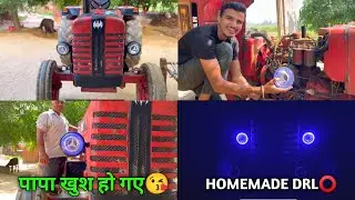 Mahindra 265 di tractor new light modification💥⭕|Mahindra 265 di new look❤️