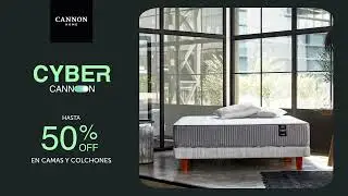 Cyber Cannon: Hasta 50% off en Camas y Colchones