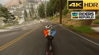 Riders Republic - PC Downhill Skateboard Gameplay | 4K 60FPS HDR