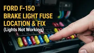 Ford F-150 Brake Light Fuse Location & Fix (Lights Not Working)