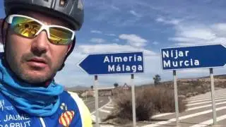 Desde Malaga hasta Alicante en bicicleta plegable brompton.