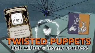 Twisted Puppet Contractor Deepspindle combos are DEADLY! (COMICALLY HIGH WITHER BUILD) | Deepwoken