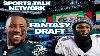 Sports Talk Network Fantasy Football Draft 2025 🏈🔥 Who Builds the Best Team? #stn⚡️