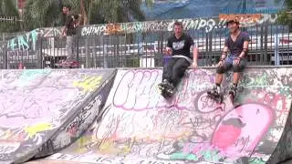 The advanced moves of skating