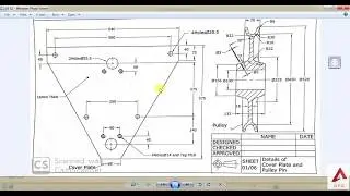 designing  pulley and cover plate 3d model in creo