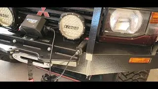 How to DIY install a winch  video kings extreme 7.2 hp dominator x 12000lb  including wiring up next