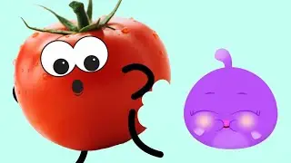 Funny Baby Shark Remix TOMATO Song 🍅 Fruit and Vegetables Names with Giligilis Funny Song