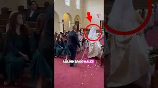 Groom&rsquo;s POWERFUL Gesture for His Blind Bride Will Melt Your Heart! #shorts