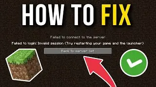 How To Fix Minecraft Failed To Connect To Server Invalid Session