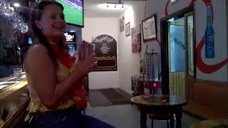 Allie & Amy in Buzzbys Bar Lloret de Mar