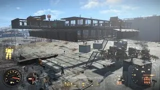 Fallout 4 * Floating arena Starlight Drive-in* PS4