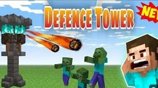 How To Make Defence Towers In Minecraft Bedrock 1.21