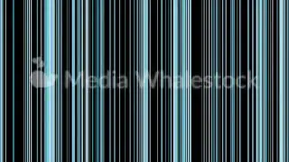 Vertical turquoise parallel lines moving from right to left on black background, seamless loop