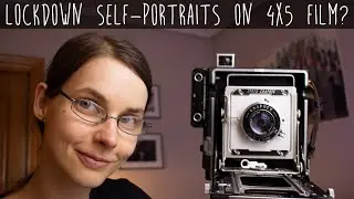 Lockdown self-portraits on 4x5 & instax film? - Rolleicord + Speed Graphic