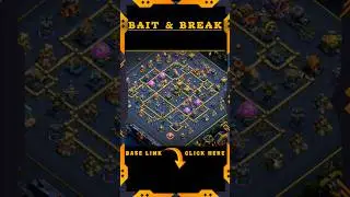 База легенды с 3 звездами для высоких достижений и 6000+ трофеев #clashofclans #shorts #legendlea...