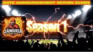 JAMURIA PREMIER LEAGUE 2025 🏆 (Season 1: Shorthand Cricket) DATE ANNOUNCEMENT in 24 Hours