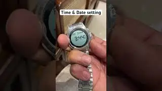 Alfajr watch time setting | time and date setting | alsalah | Alfajr original watch #shorts