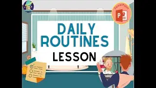 Daily Routines (Advanced) ESL/ELL PowerPoint for B1/B2 Level Students Preview