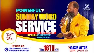 OASIS ALTAR SUNDAY SERVICE