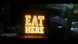 Making of Sign boards with Neon | Unique Ads Media