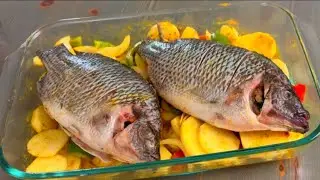 Easy Baked Tilapia with Potatoes | Healthy Mediterranean Dinner Recipe”
