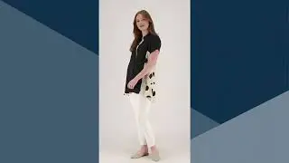 Truth + Style Printed and Solid Woven Tunic on QVC