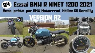 ESSAI BMW R NINET 1200 2021 ( version 35 kw )