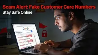 Fake Customer Care Scam Alert 🚨 | Google Se Mile Number Par Call Na Kare | Cyber Crime Awareness