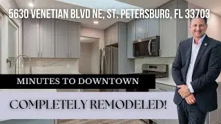 Tour 5630 Venetian Blvd NE, St. Petersburg FL | Modern Renovation | Mark Middleton Tampa Bay