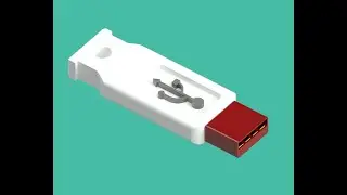 3D Modelling of USB in Autocad