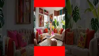 Modern Boho Glow | Living Room Decorations | small living room ideas #Shorts #YouTubeShorts #Viral