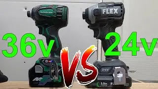 Metabo 36v Triple Hammer VS Flex 24v Quick Eject (Impact Drivers)