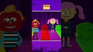 🌈💀🖐️Familia de Dedos de Esqueletos | Canci&oacute;n Infantil #shorts #spooky #puebloteehee