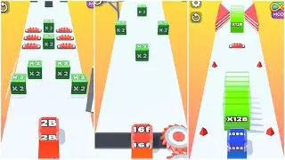 Jelly Run 2048 ASMR Gameplay | 2048 to 512w Satisfying Merge Run | Part-08