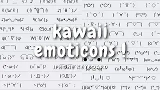 iPhone keyboard hack that will give you lots of kawaii emoticons ʕ•ᴥ•ʔ