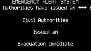 Emergency Alert System - Evacuation Immediate