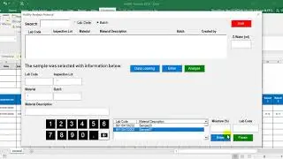 #VBA Tutorial-How to create chemical analysis procedure (acidity)
