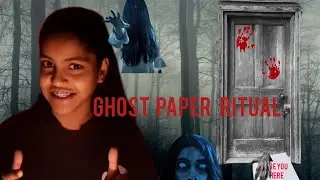 ghost paper ritual horror challenge of 3am *gone horrible *