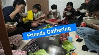 Good food,🥗 Great friends,🫂 and Lots of laughs 🥂🫕🤣.. #bodhgaya #Friends #Hot pot 🍲