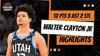 Walter Clayton Jr. 12 PTS 3 AST 2 STL vs Mavericks | Utah Jazz Highlights (01/08/26)