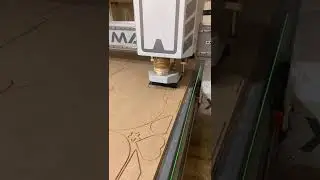 Cabinet Door Cutting with 6mm Bit | CNC Woodworking