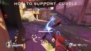 How to Support CuddleOfDeath in Overwatch| BlondiePwnz