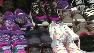 SAPD teams up with KSAT Community in annual 'Share the Shoes&rsquo; drive