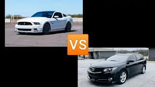 Asphalt 8 | Testing my Skills IRL Toyota Camry 2014 ( my car ) vs Ford Mustang