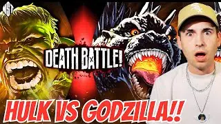 HULK VS GODZILLA - Death Battle REACTION