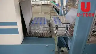 Automatic bottle shrink packing machine
