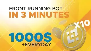 HOW TO FRONT RUN PANCAKESWAP (Sniper Bot) - PancakeSwap Front Run Contract Bot 2022