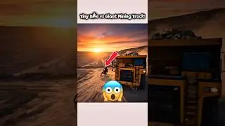 World&rsquo;s Biggest Truck Almost Hits Motorcycle!!! #monsterhunter #monstertruck #shorts