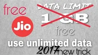 How to remove jio 1gb data limit with proof 100% working